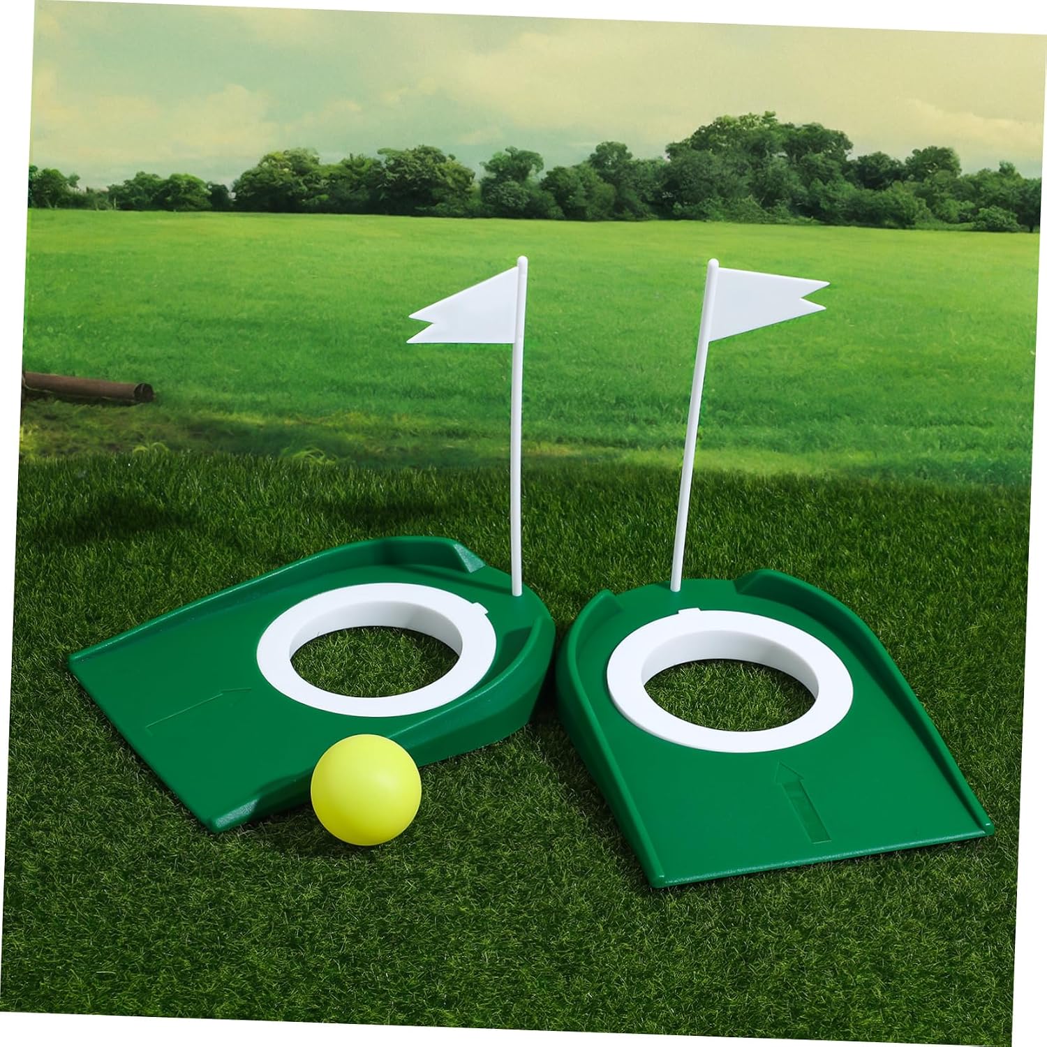 2pcs Golf Putting Cup Indoor Golf Training Aids Portable Practice Accessories for Men