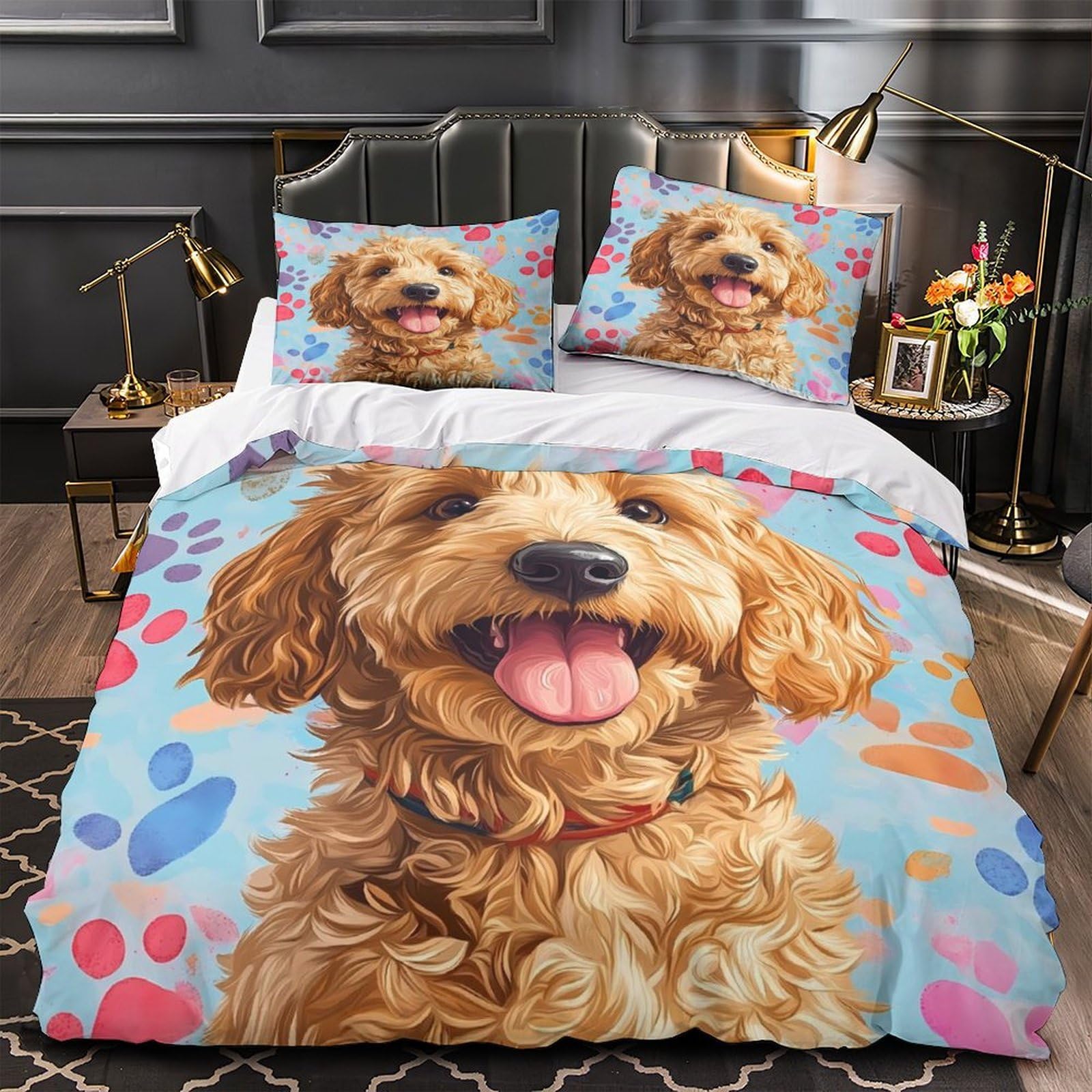 Housse de couette crocodile 220x240cm imprimée 3D pour parure de lit