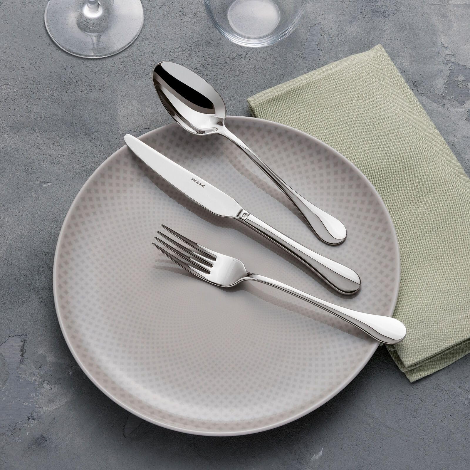 Sambonet Bloom Servizio Tavola Posate 24 Pezzi Acciaio Inox