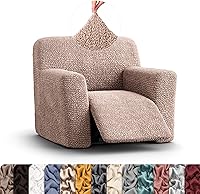 Vista 43 de PAULATO BY GA.I.CO. Funda para sillón reclinable, funda para silla reclinable, funda de tela de poliéster suave, protector de muebles elástico