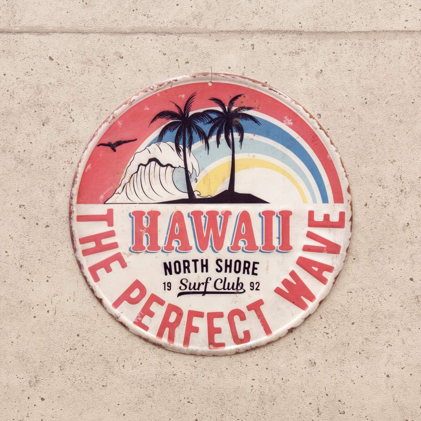 Amazon.co.jp: 秋月貿易 アンティーク エンボスプレート ラウンド THE