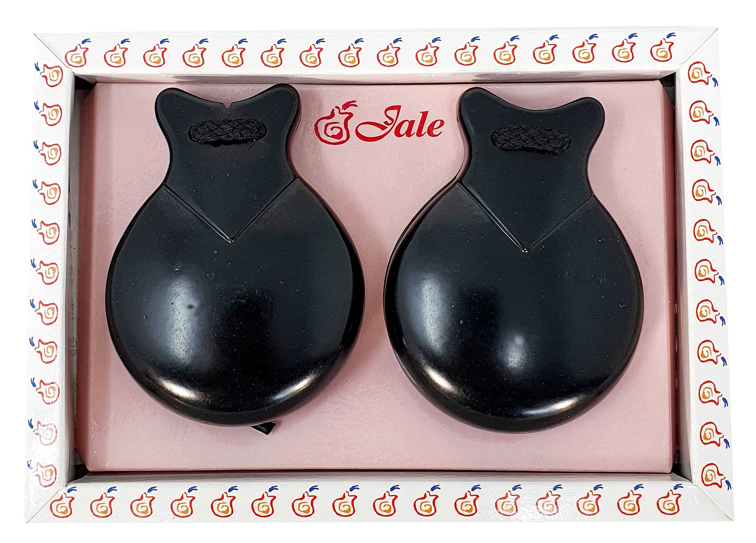 Castañuelas Mod JALE71-6 para Flamenco, Jotas y Danza en Fibra Especial Número 6 - Alta Resistencia y Ligereza - Hechas en España