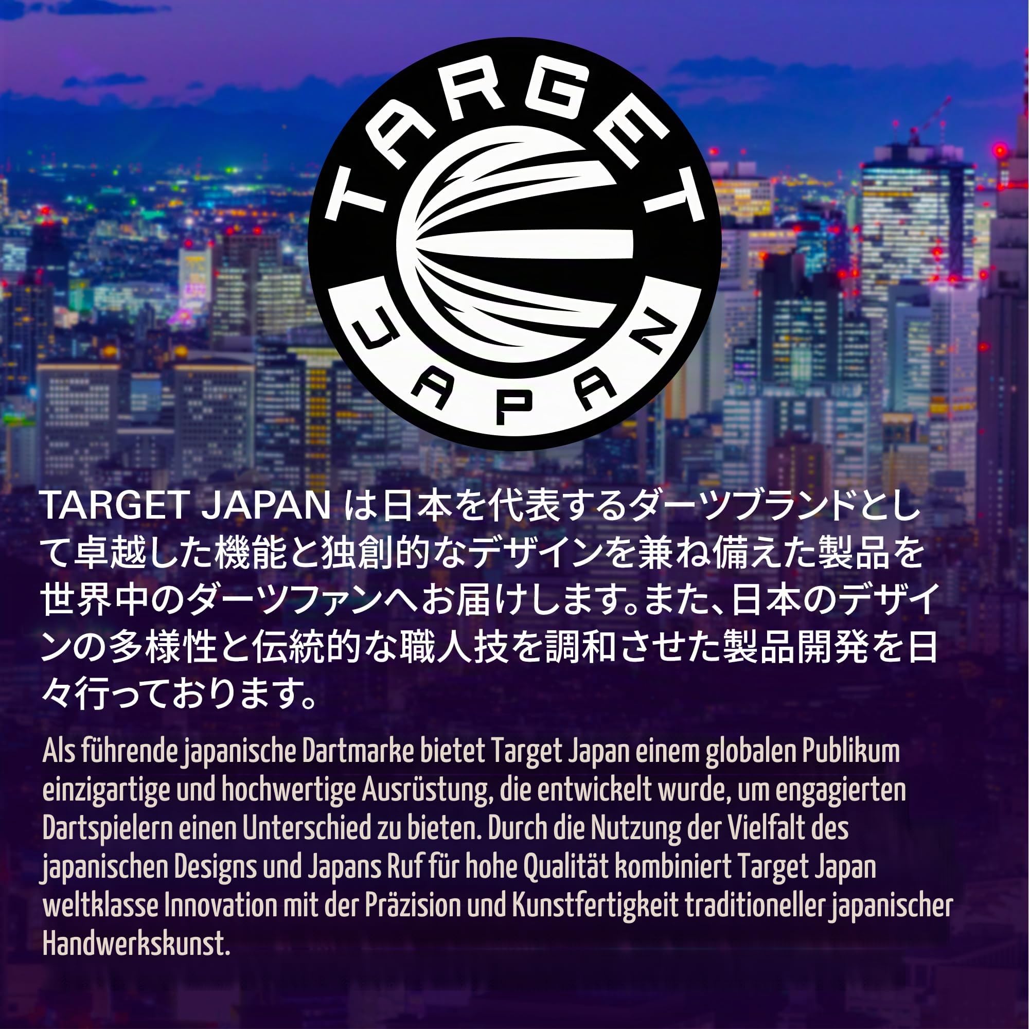 Target Japan Black Marque Draco G2 Steel Tip Darts with Kflex 21.5G/23.5G | 90% Wolfram-Dartset, K-Flex-Flügel und -Schaft Nr. 6, Nano Swiss Point-Spitzen, Mathew Lee Gen 2