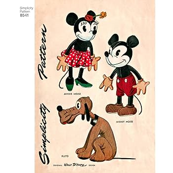 Amazon.com: Simplicity Vintage , Minnie & Pluto Vintage
