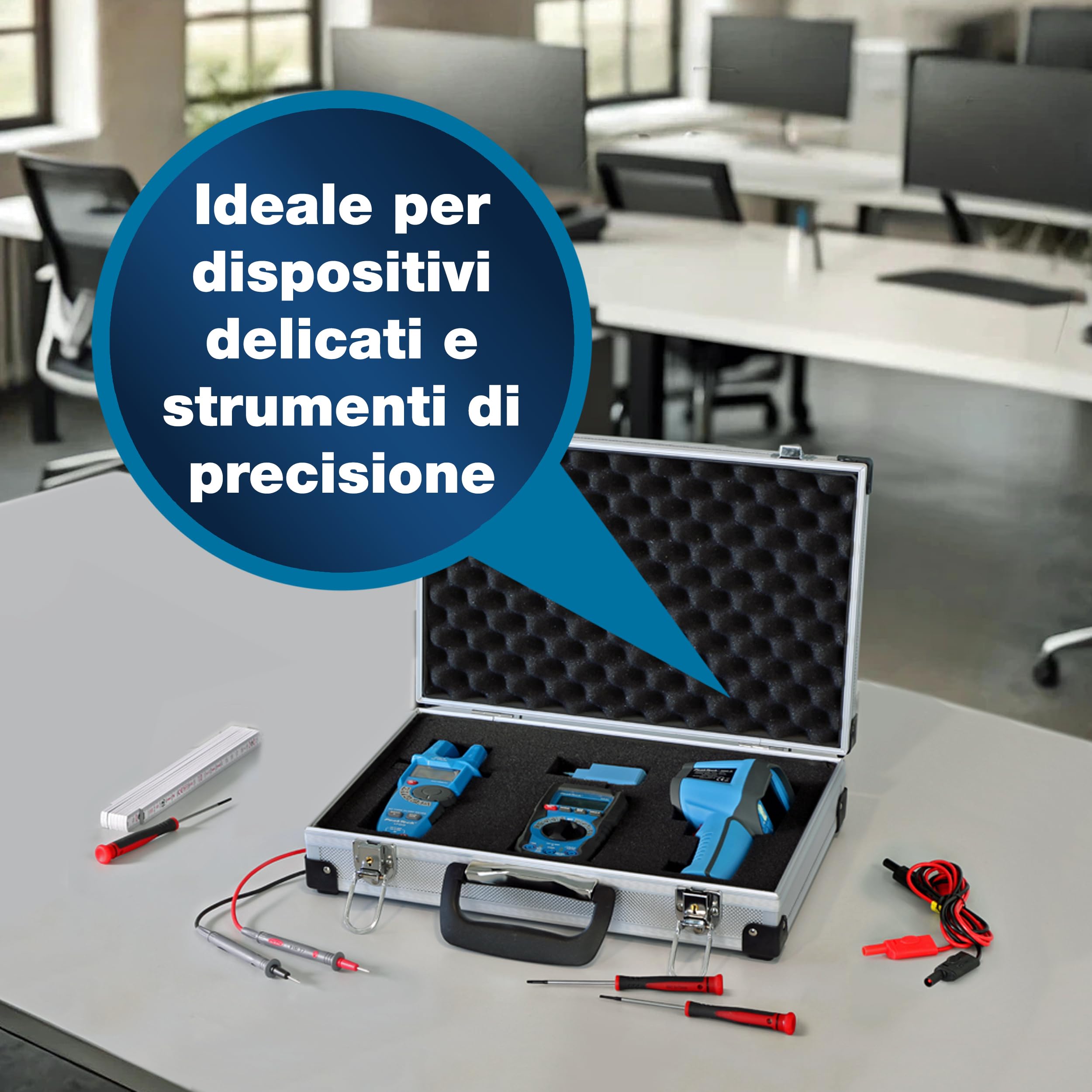 Peaktech 7265, Custodia Universale per Strumenti di Misura, 1, 390 x 280 x 100 mm