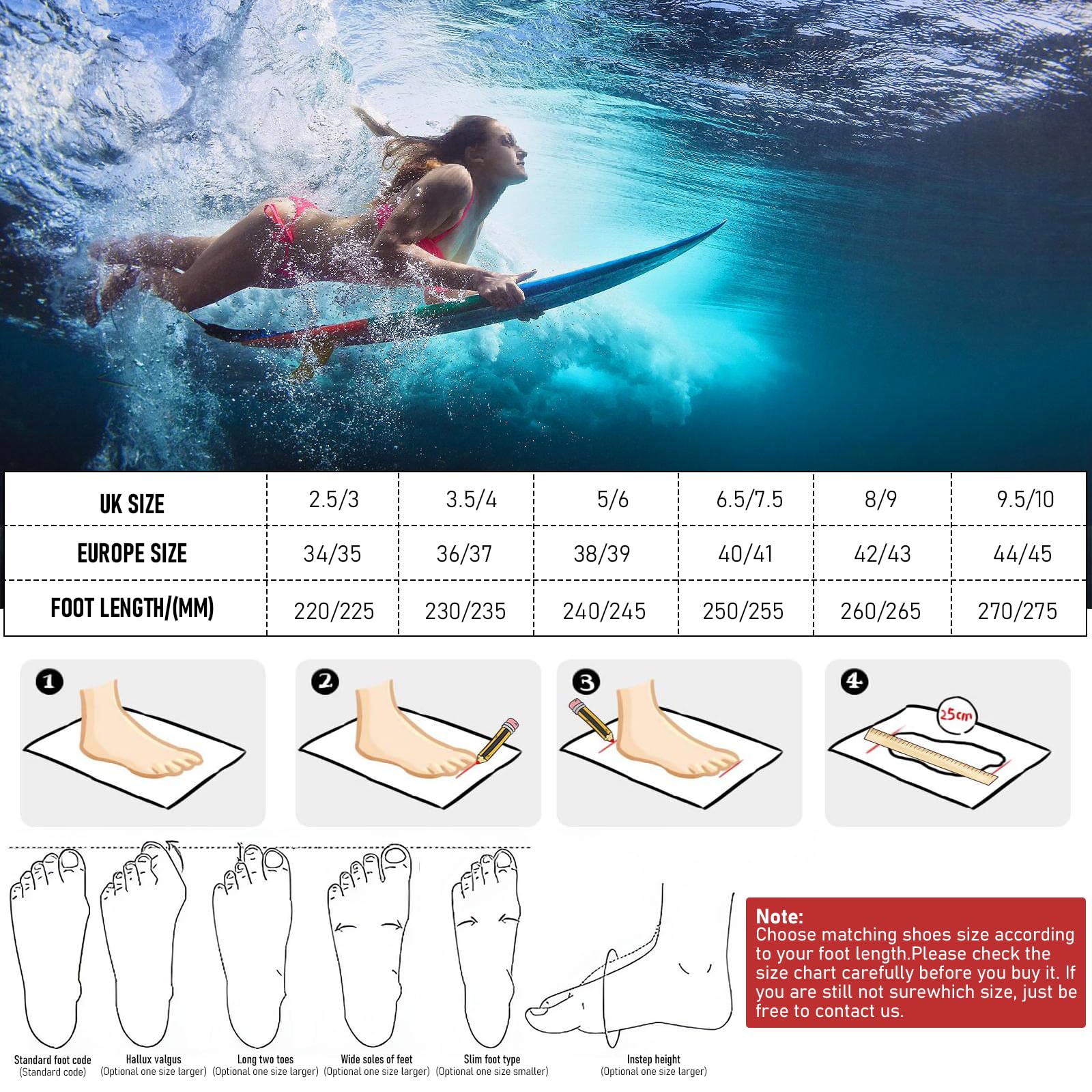 FANWINKJ Scarpe da Nuoto e Yoga, Scarpe da Acqua Traspiranti ed Eleganti per la Spiaggia, Lo Sport, Il Surf e Il Nuoto, Uomini e Donne