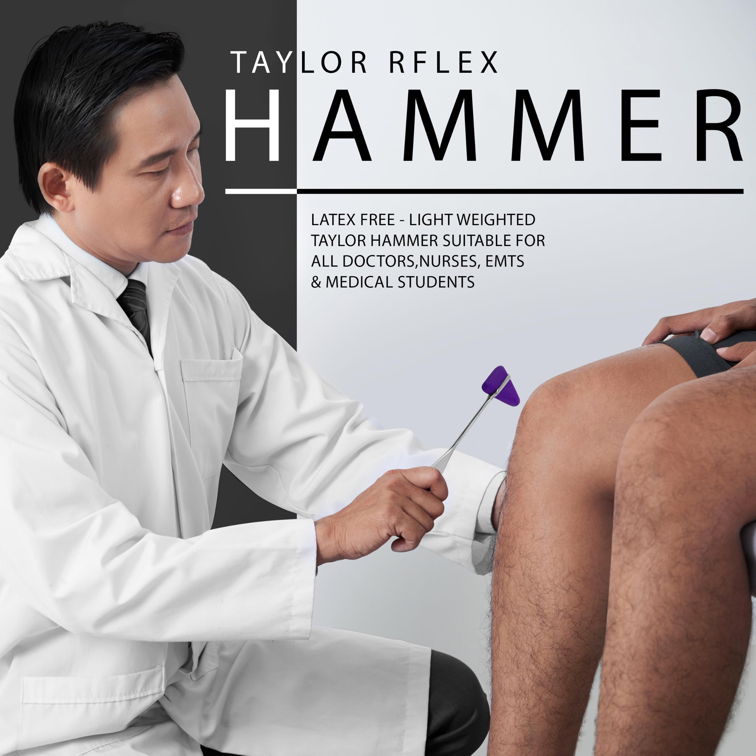 Taylor Tomahawk - Martillo para examen neurológico, color morado