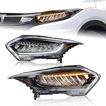 ホンダ　ヴェゼル　右ヘッドライト ヴェゼル DAA-RU3 右ヘッドランプASSY LEB-H1 NH731P 100-62164