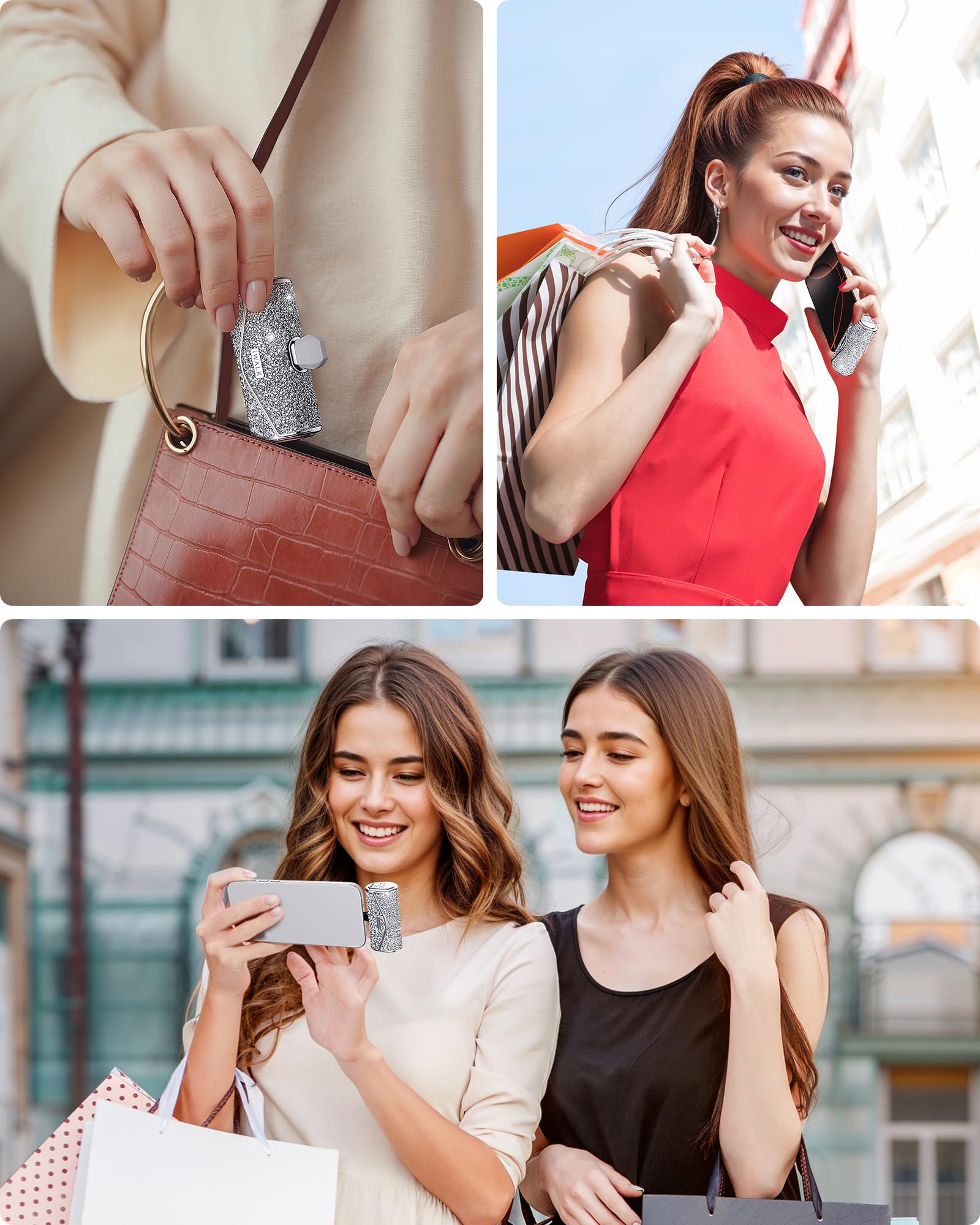 iWALK Amélioré Batterie Portable Étincelante 22,5W, 5000mAh Power Bank pour iPhone 16/15 Série, Mini Batterie avec Connecteur USB-C Intégré Compatible avec Samsung S25/24 Série, iPad Pro/Air, AirPods