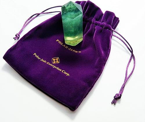 Miniatura 6 de Varitas de cristal curativo de fluorita verde, puntiagudas y facetadas para decoración de terapia de meditación de chakras Reiki (1 pieza tamaño L)