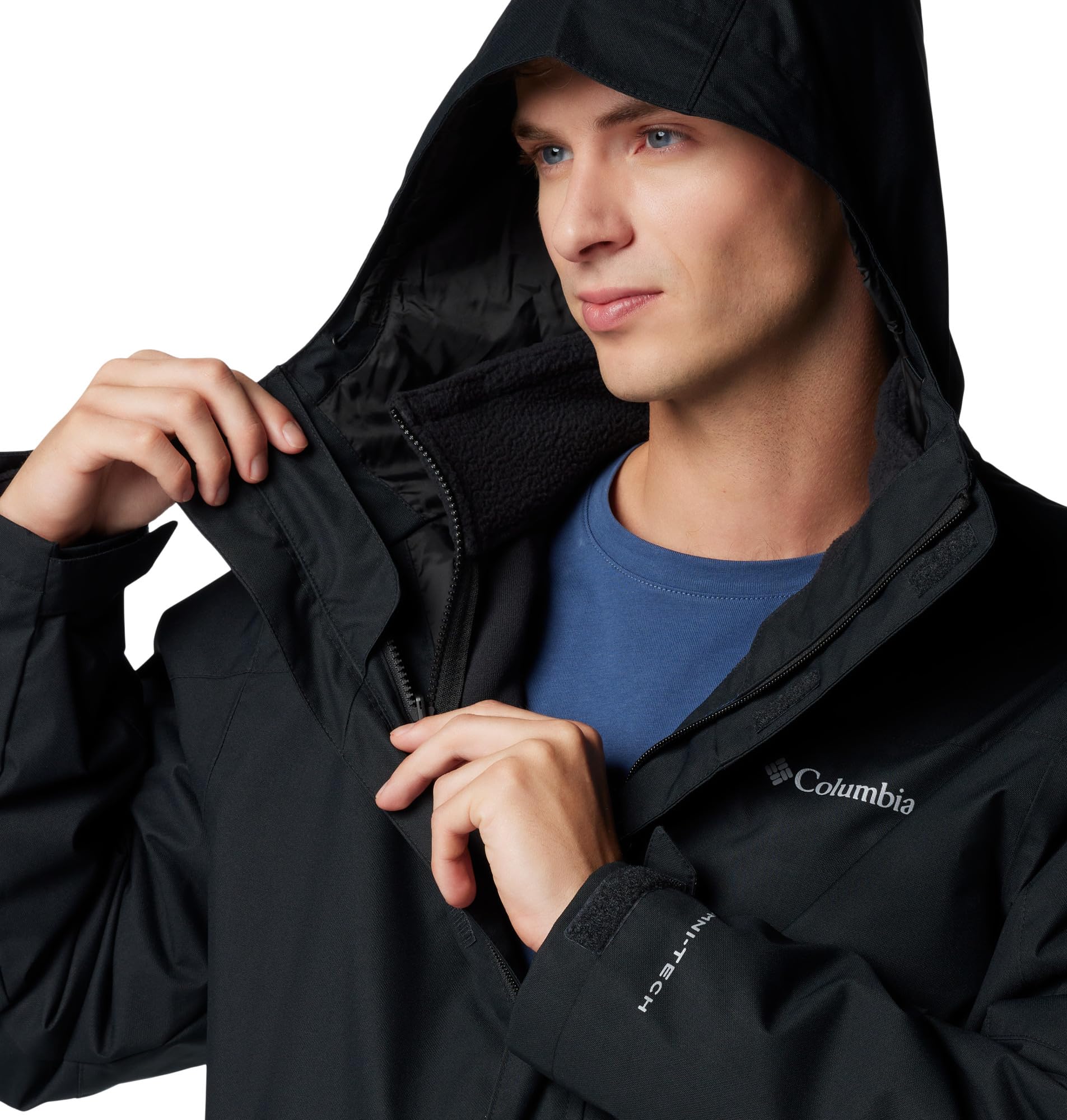 Columbia Abrigo de Invierno Intercambiable 3 en 1 para Hombre