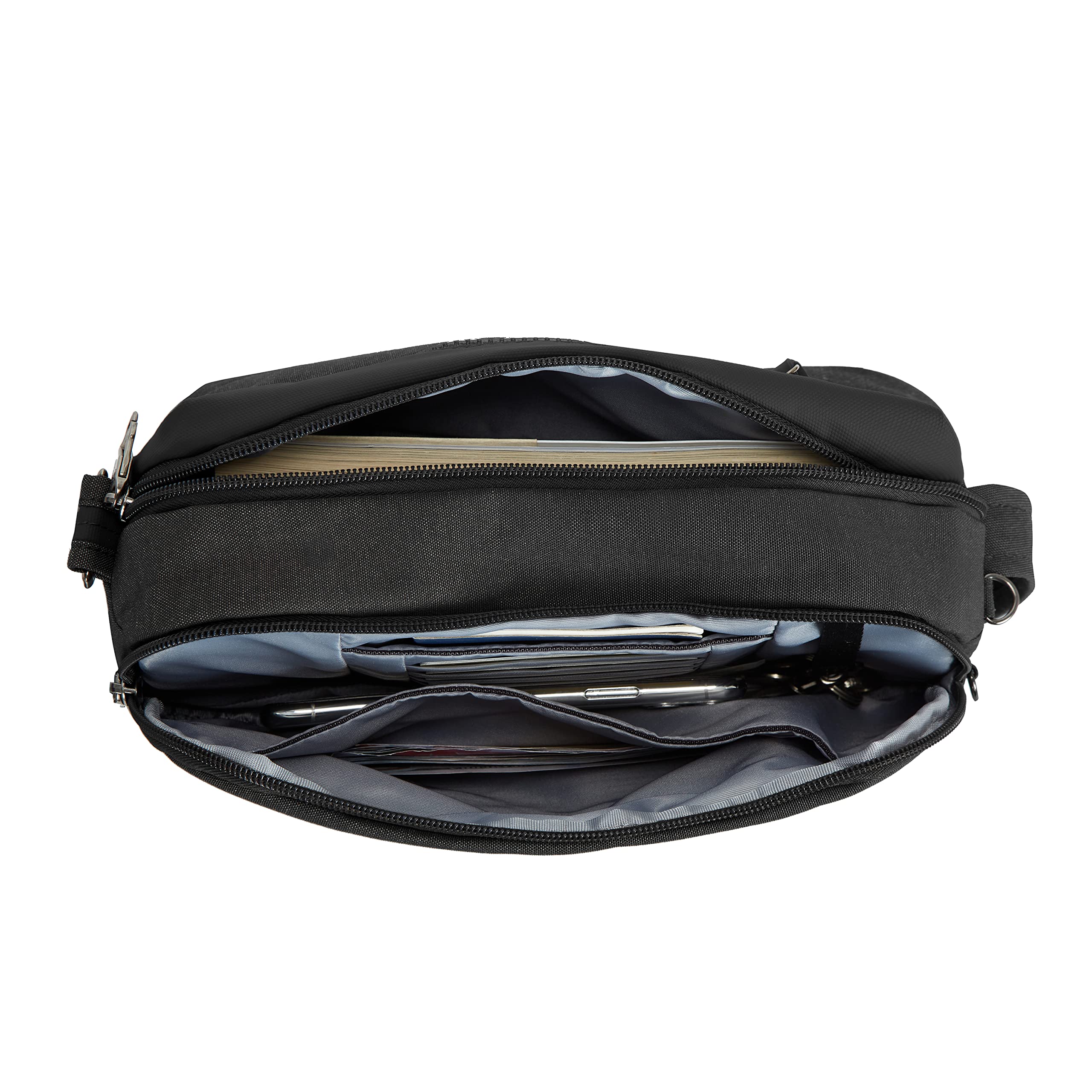 Travelon Anti-Theft Metro Dome Crossbody, Borsa a Tracolla Unisex-Adulto