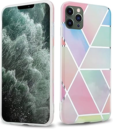 Cadorabo Case For Apple Iphone 12 Pro Max 6 7 Inches Case In Rainbow Marble No 11 Cadorabo Case For Apple Iphone 12 Pro Max 6 7 Inches Case In Rainbow Marble No 11