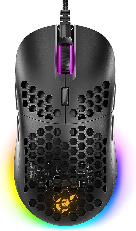 GUNMJO Gram DIY Shell Wired RGB Gaming Mouse, PC