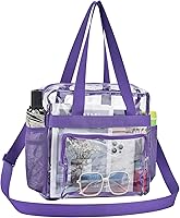 Vista 36 de Bolsa de mano transparente Oraben aprobada por el estadio 12 x 6 x 12 Bolsa de estadio para trabajo, deportes, juegos, gimnasio