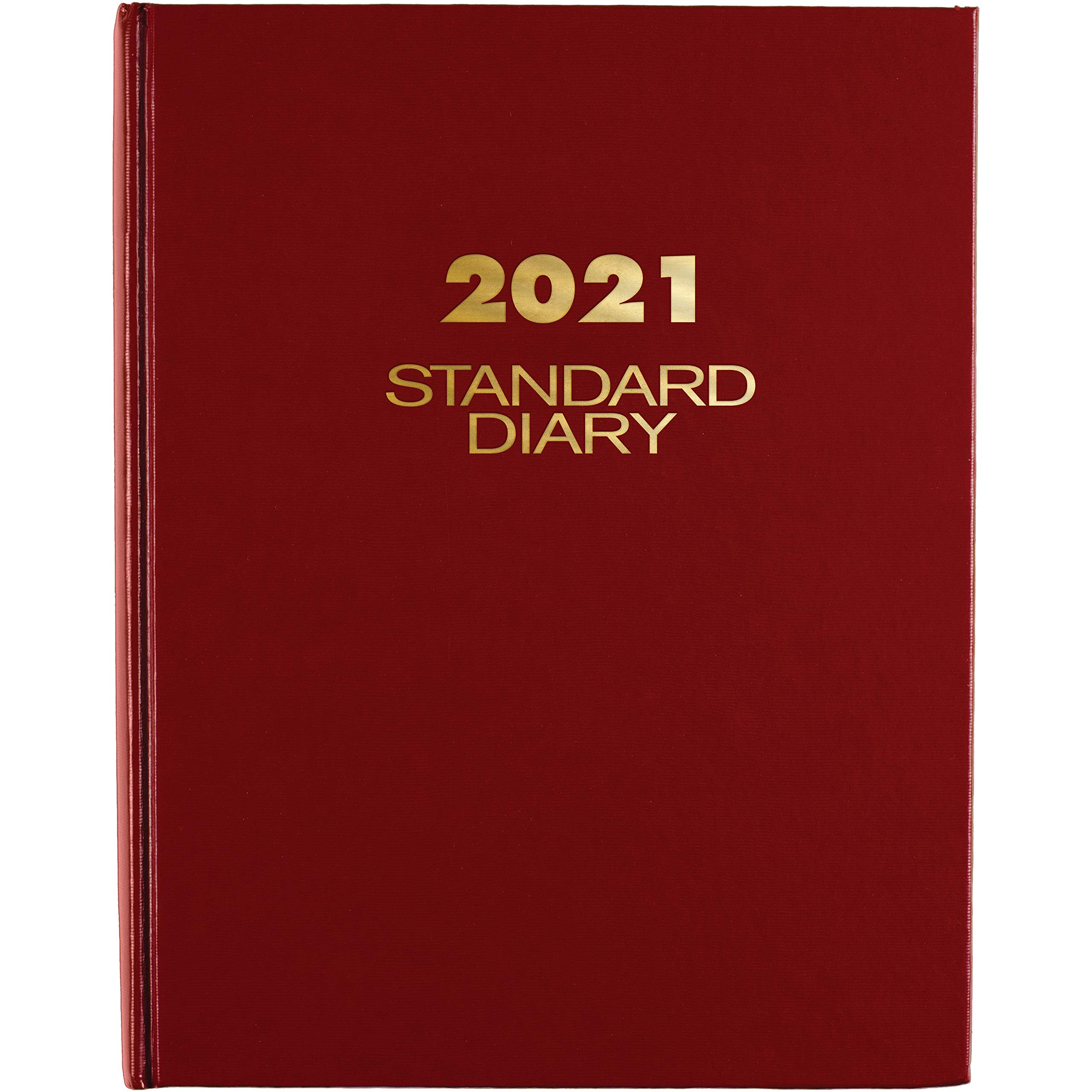 AT-A-GLANCE Dziennik standardowy, dziennik z recyklingu, czerwony, 2012 (SD374-13)