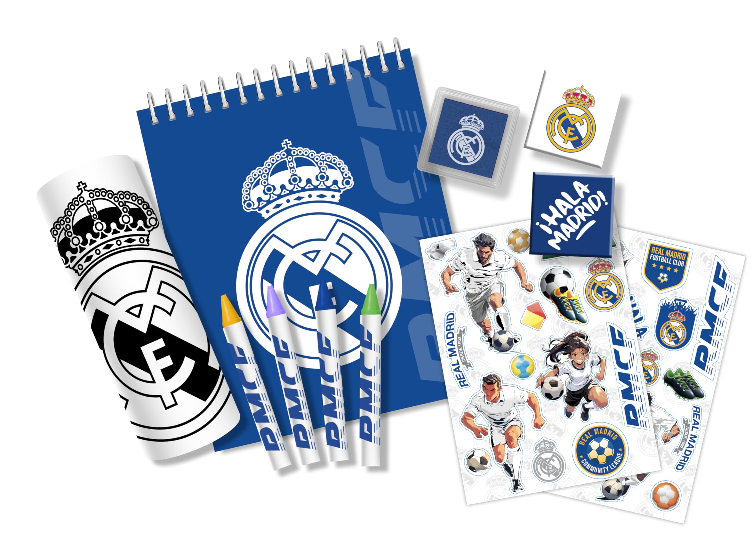 Kids Licensing - Maletín 3D con Papelería del Real Madrid