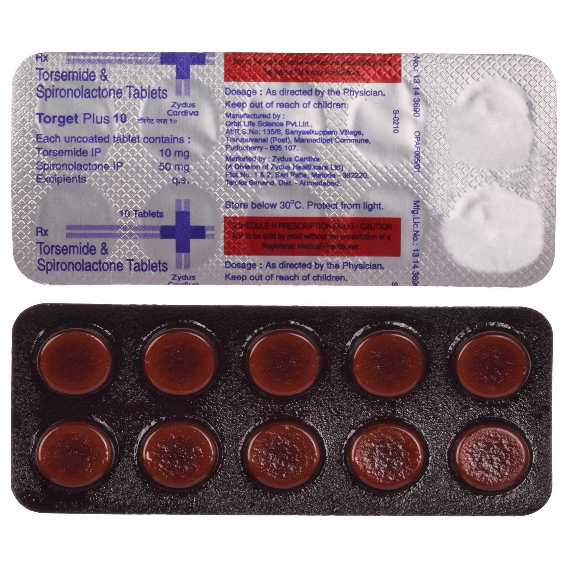 Torget Plus 10 - Strip of 10 Tablets