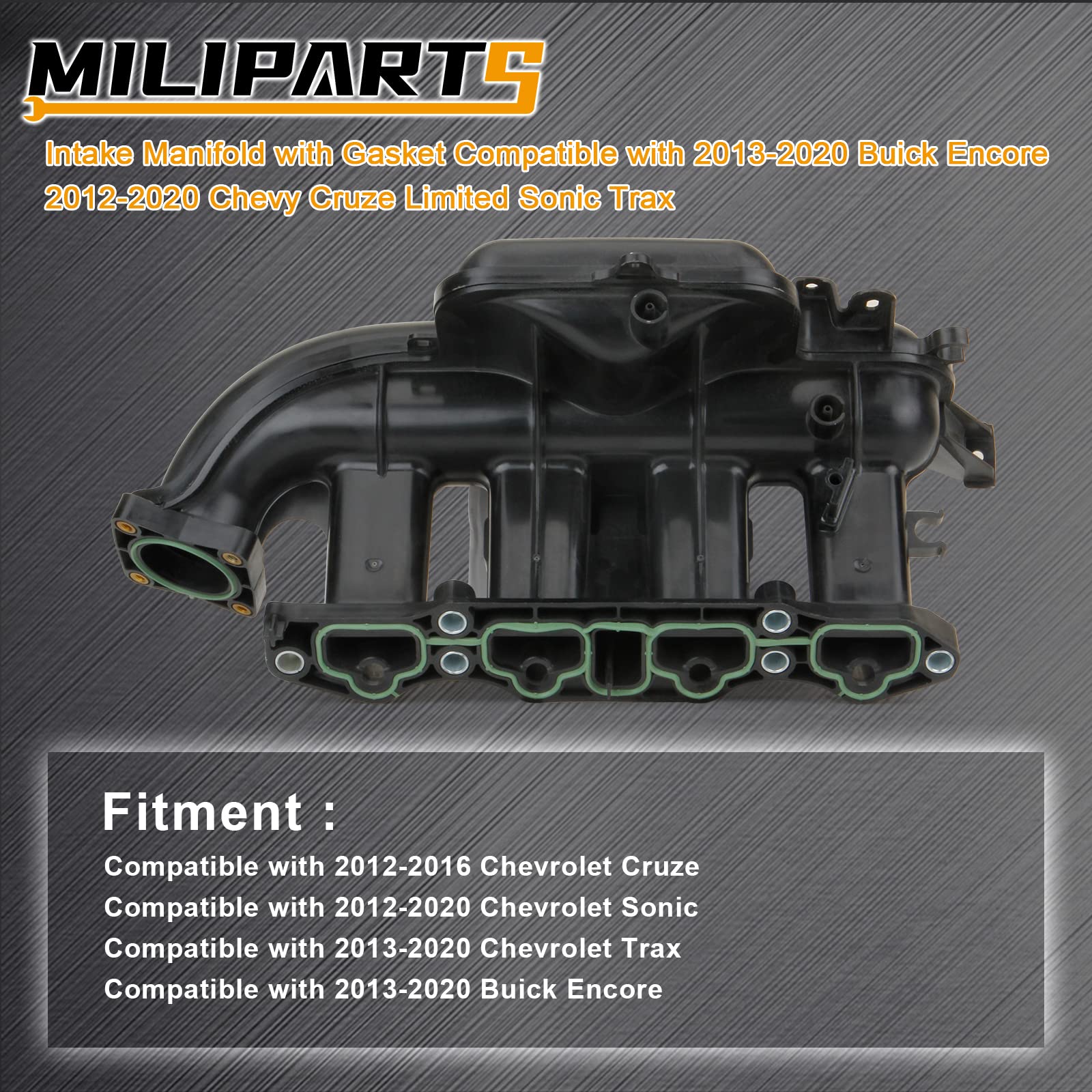 MILIPARTS Intake Manifold Assembly Compatible with 2013-2020 Buick ...