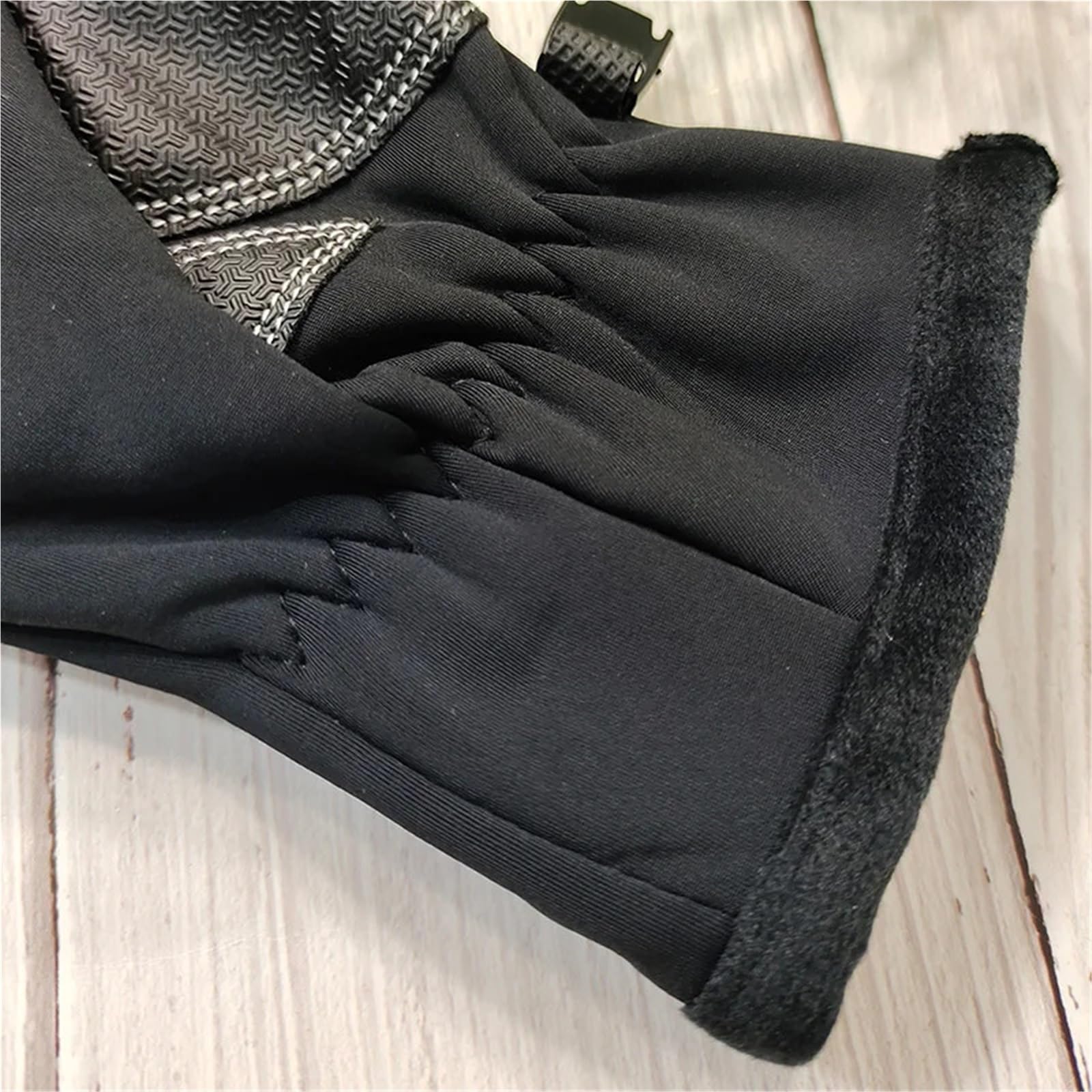 Guanti da Equitazione Guanti da Equitazione Invernali con Cerniera Caldi Guanti da Cavallo in Peluche Antivento da Donna Attrezzatura da Sci Nera Femminile per Una Presa Migliore