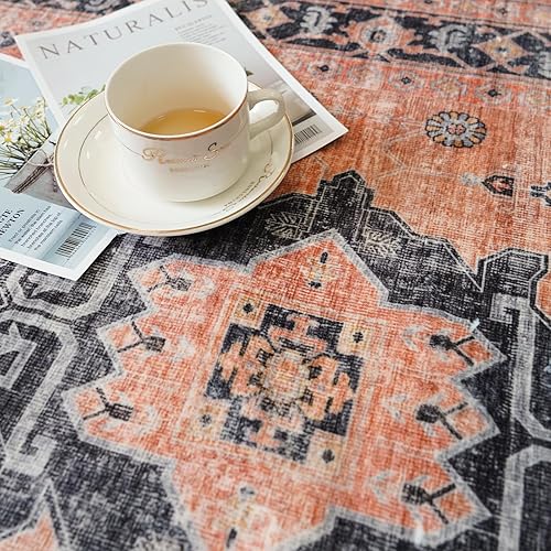 Miniatura 51 de Alfombra lavable para pasillo y de cocina, alfombra de entrada, vintage, suave para el suelo, alfombra antideslizante para interiores, para baño