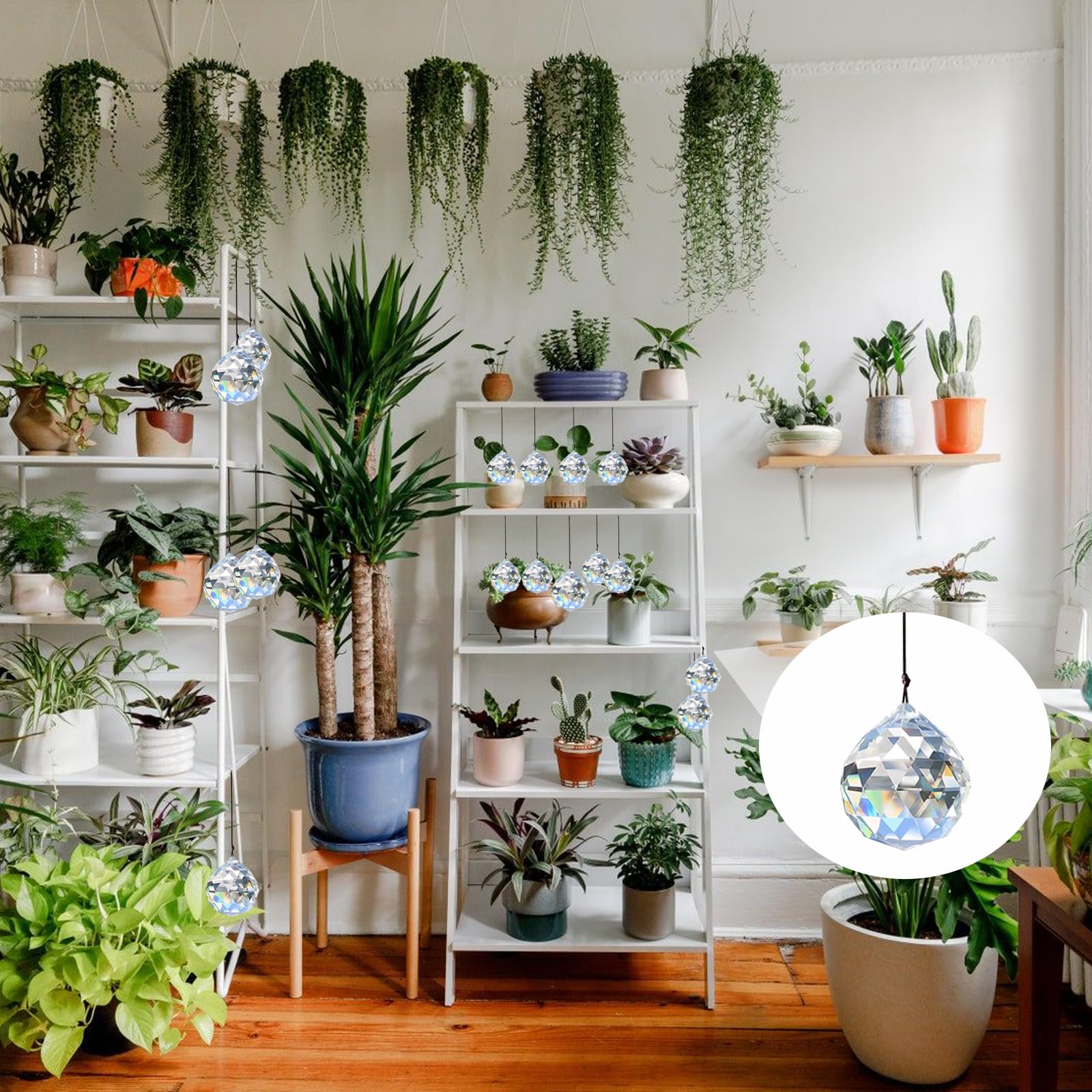 20 Pezzi Acchiappa-Sole In Cristallo K9 - 20mm, Decorazioni Per Finestre, Giardino, Lampadari - Foto 5