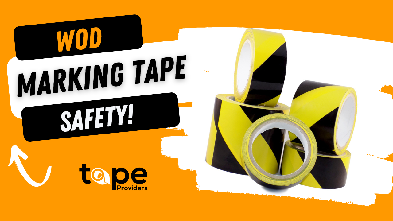 Amazon.com: WOD SWT186 Marking Safety Warning Tape, Black & Yellow