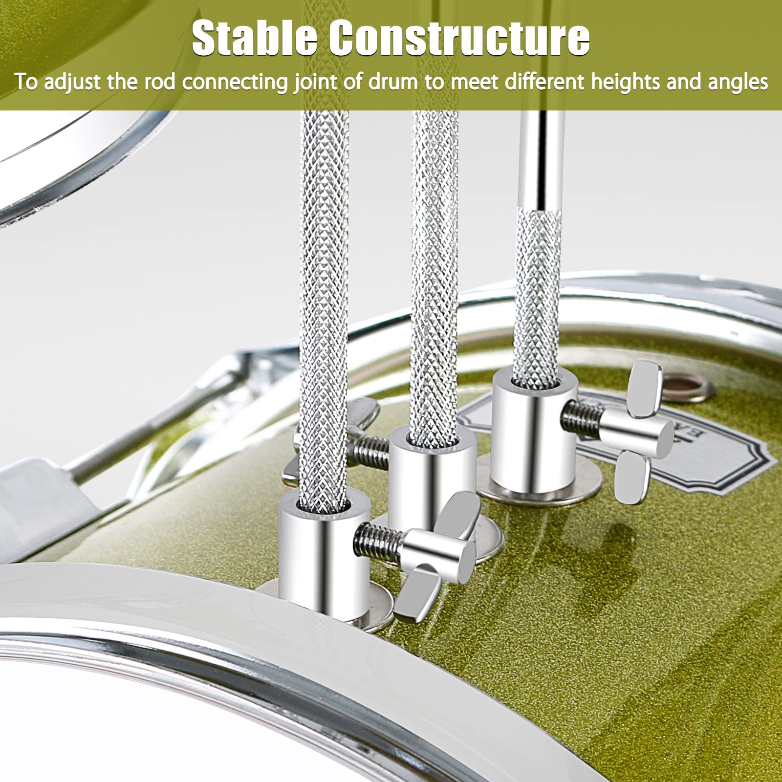 EASTROCK Drum Set, 3 Piece 13 Drum Sets For