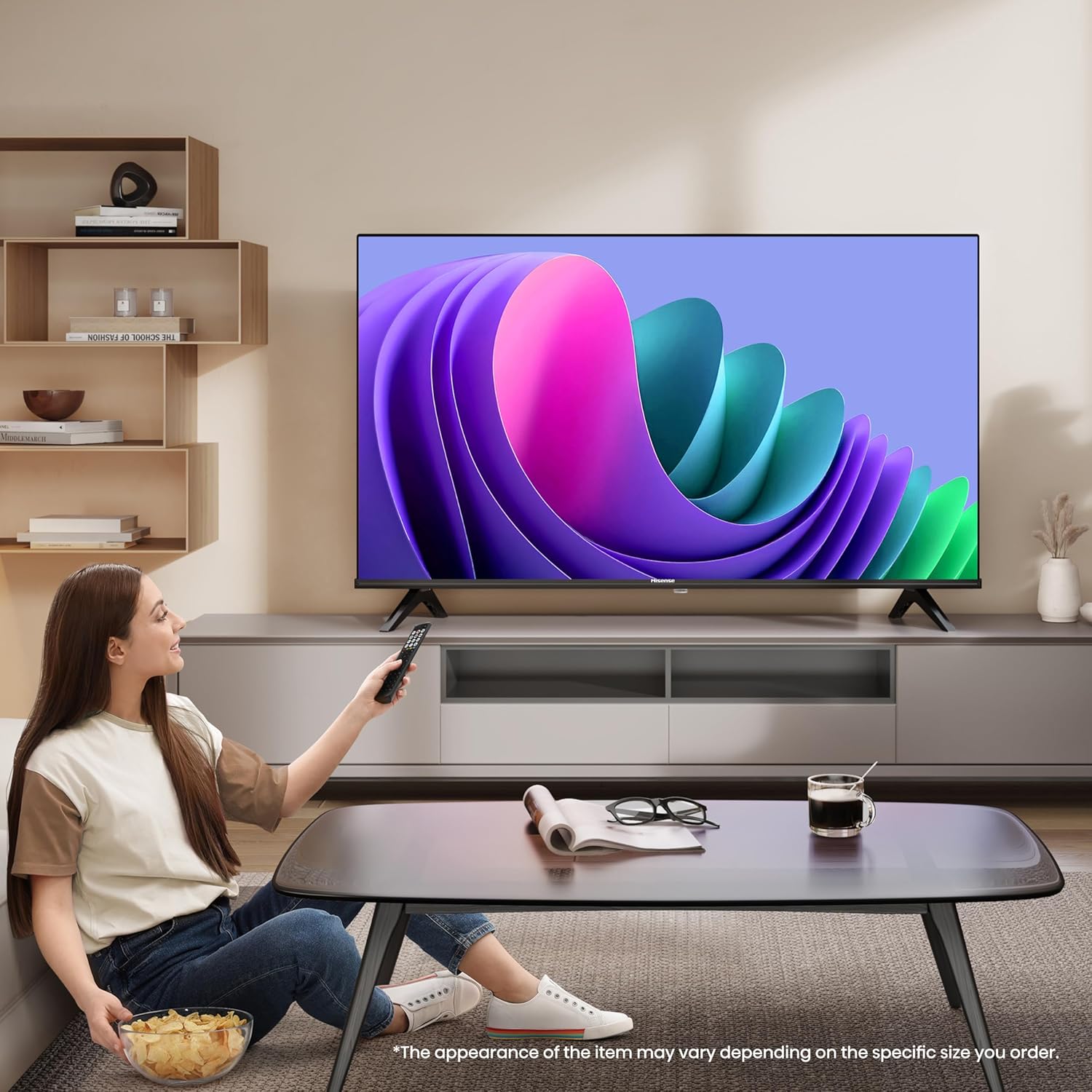Hisense 32 Inch Smart TV 32E4NTUK - HD Resolution, Natural Colour Enhancer, DTS Virtual:X & Dolby Audio, AI Sports Mode, VIDAA OS with Youtube, Netflix and Disney+ and Freeview... - Image 2
