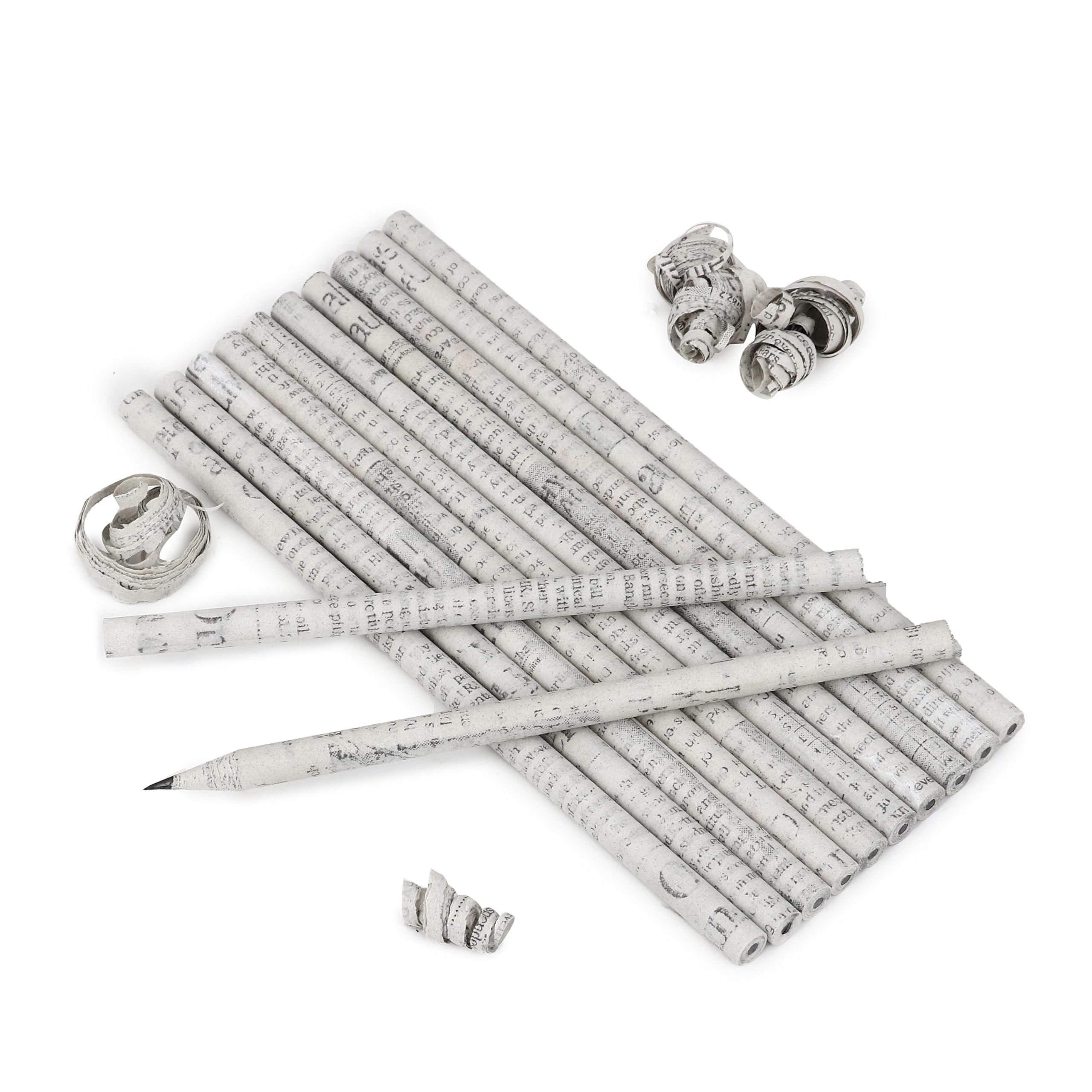 GoodWill Tech Recycled Newspaper Pencils Eco-Friendly For Kids School | Non-Toxic, Suitable For All Art & Craft, General Home, Office Or School Use, Writing, Sketching, Drawing (10)