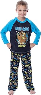 Scooby-Doo Boys' Scooby Shaggy Ruh-Roh! Raglan Sleep Pajama Set