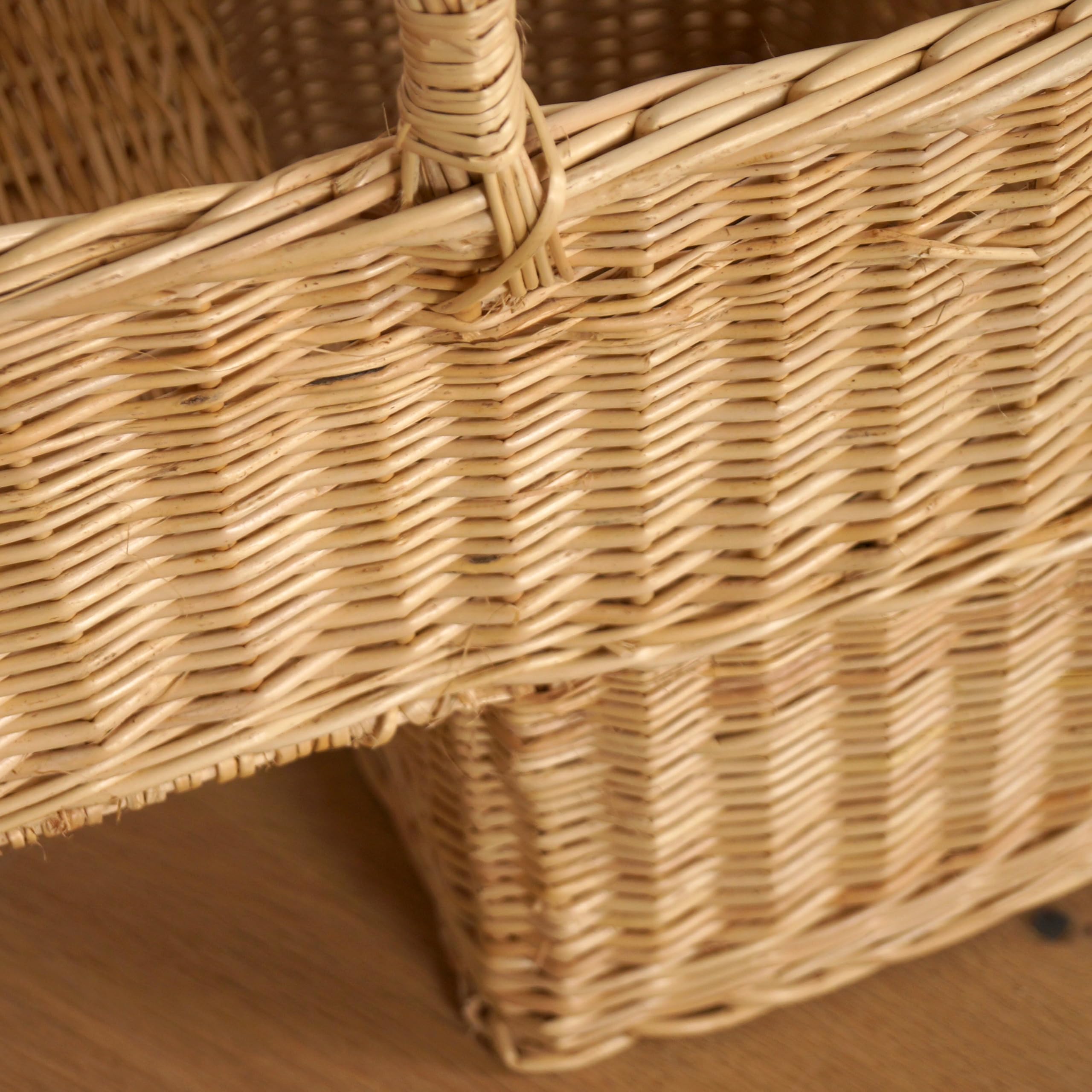 Panier d'escalier en Osier, Panier en Rotin, Panier de Rangement Escalier