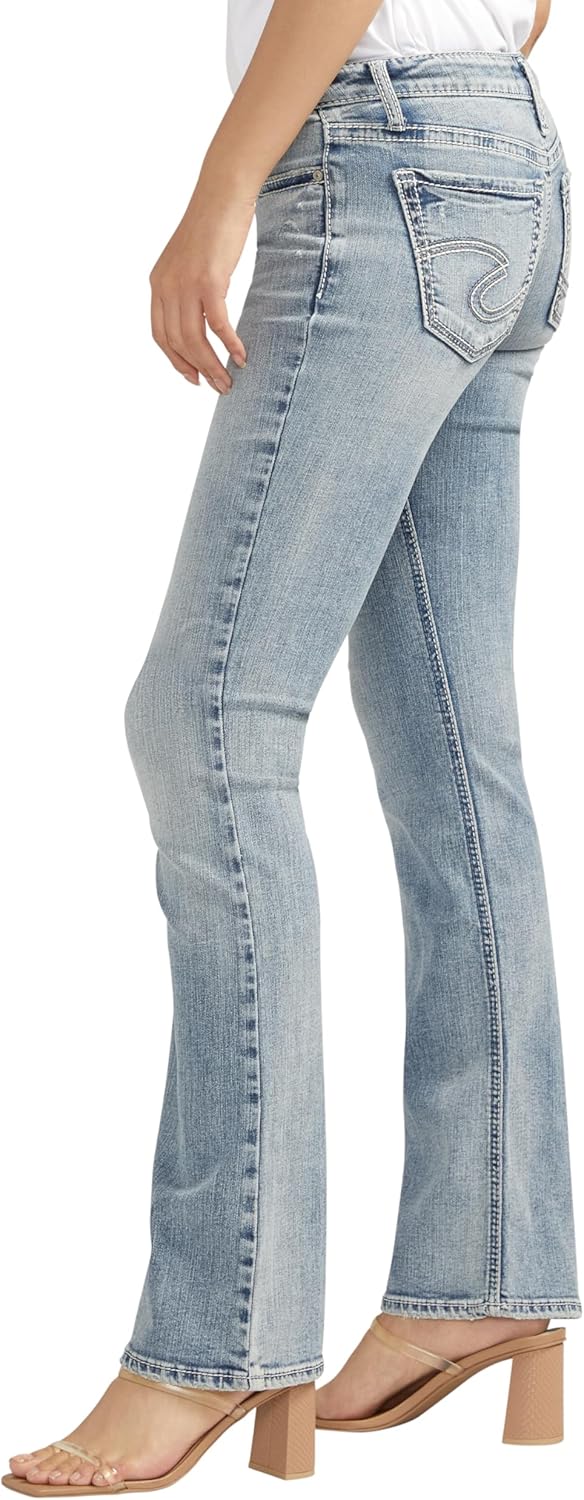 Silver Jeans Co. Women’s Tuesday Low Rise Slim Bootcut Jeans