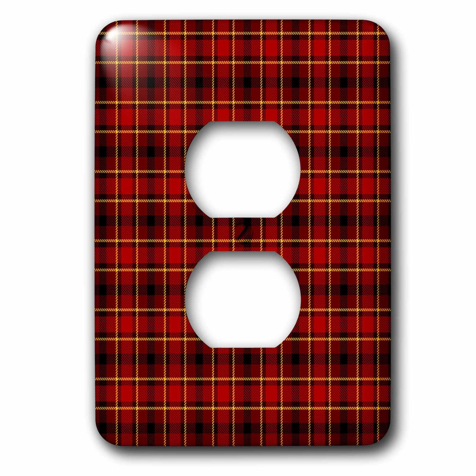 Motif écossais rouge pour embellir vos vieux murs ternes avec 3dRose lsp_272800_6