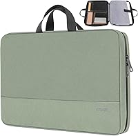 Vista 19 de Ytonet Funda protectora para transportar laptop de 15.6 pulgadas, delgada, con asas, compatible con la TSA, resistente al agua, compatible con Azul
