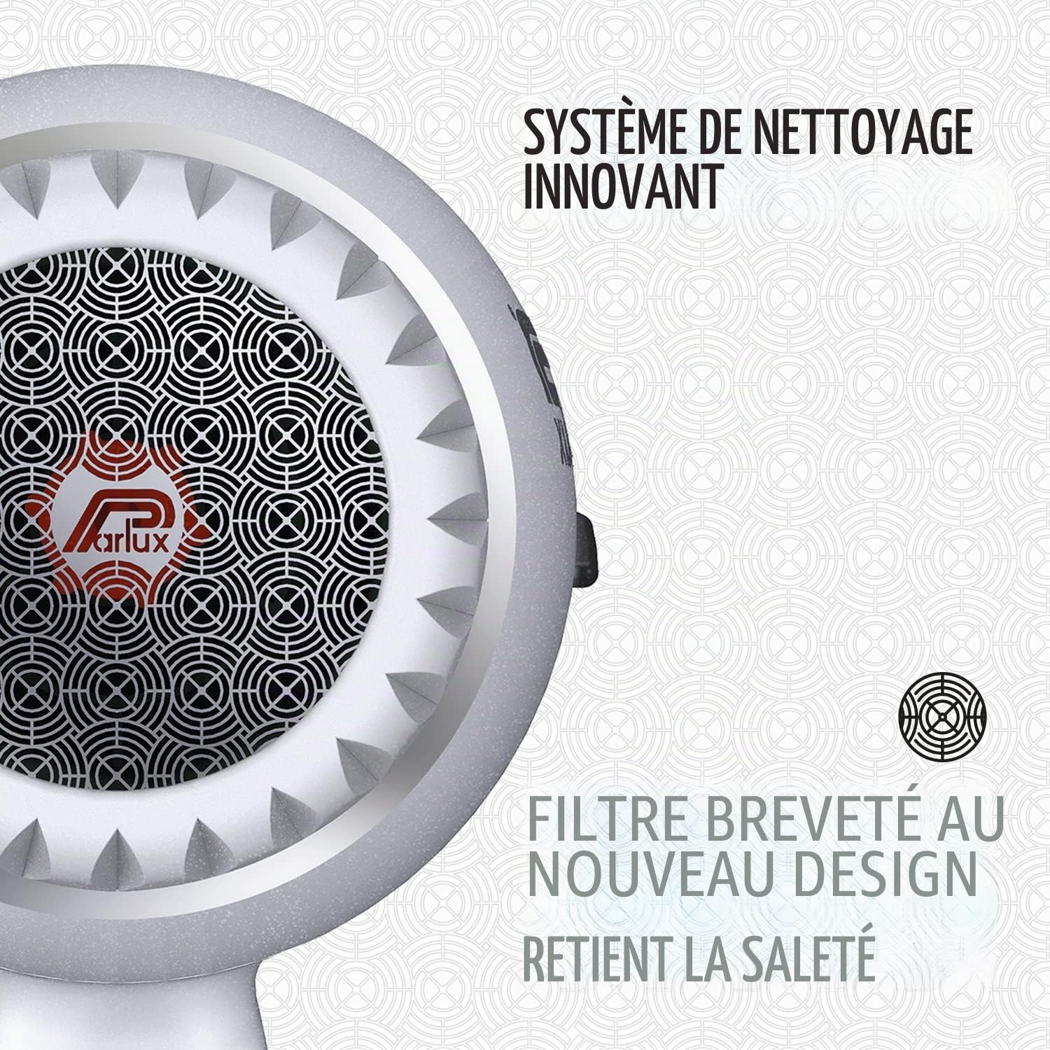 Parlux Digitalyon - sèche-cheveux argent