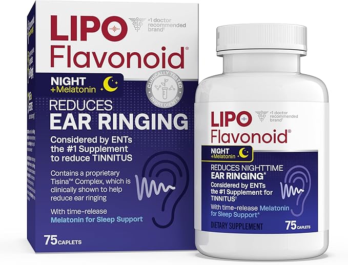 Lipo Flavonoid Plus, Nighttime PM Tinnitus Relief for