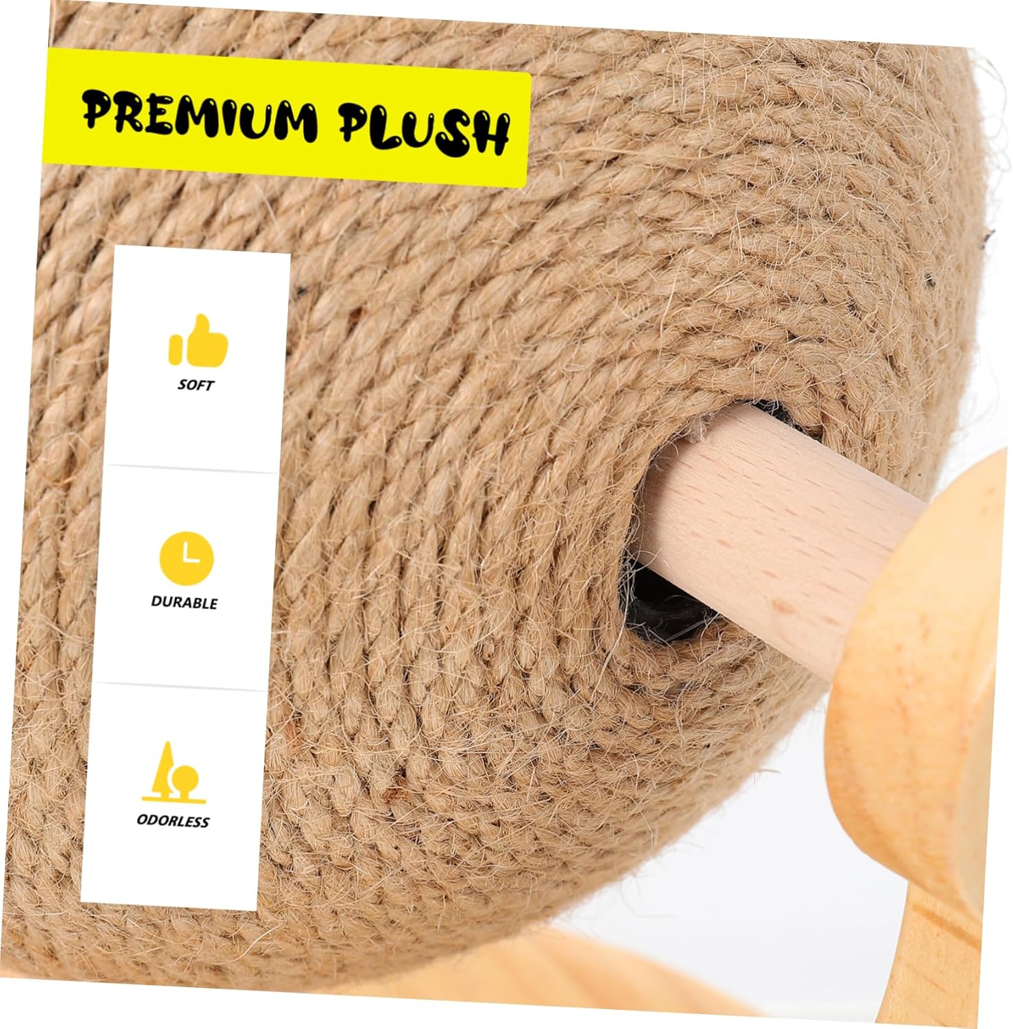 Cat Scratcher Globe Toy Interactive Kitten Scratching for Cat Training Sisal Material and Protect Furniture