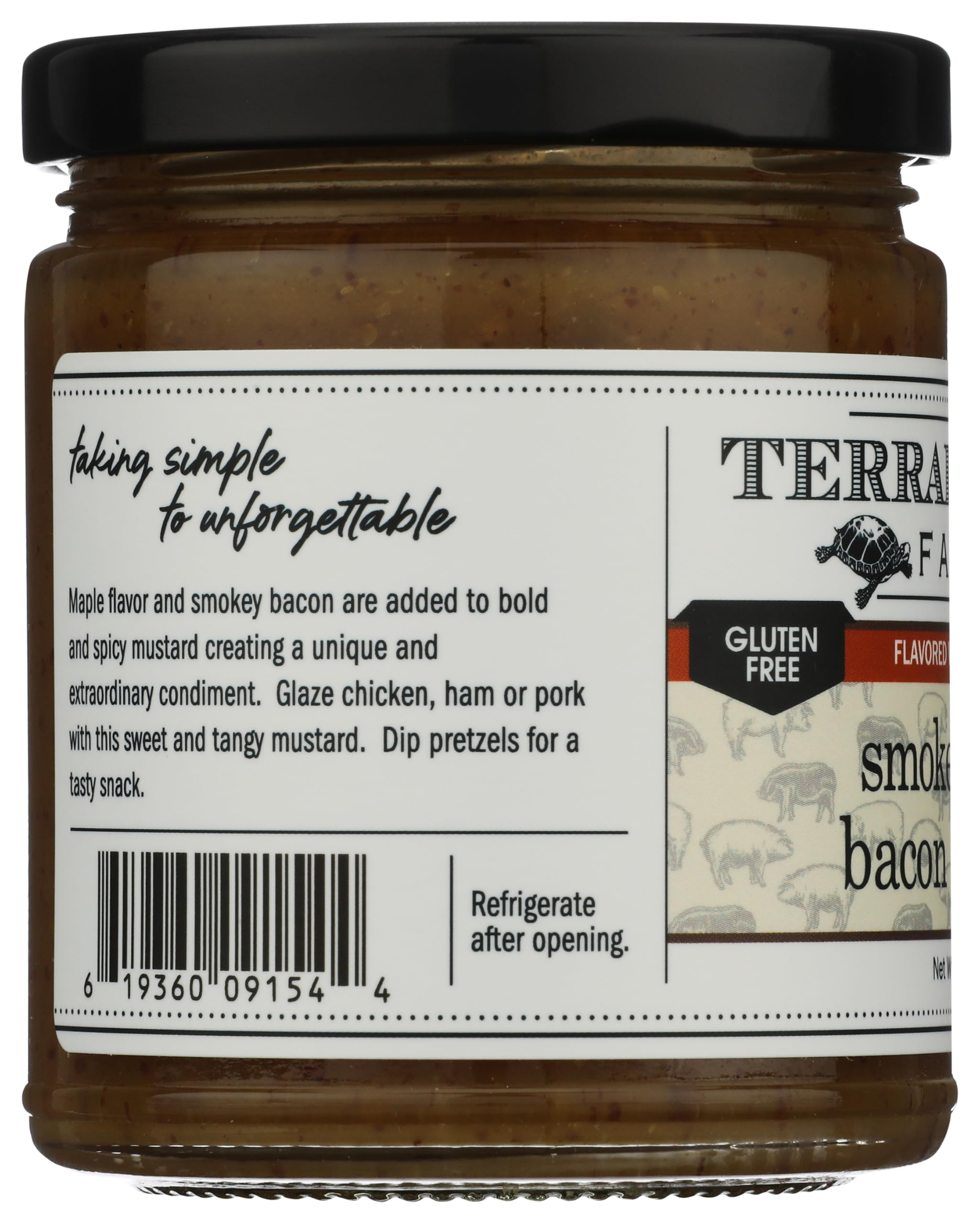 Terrapin Ridge Farms Smokey Maple Bacon Senf – Ein 306 ml Glas