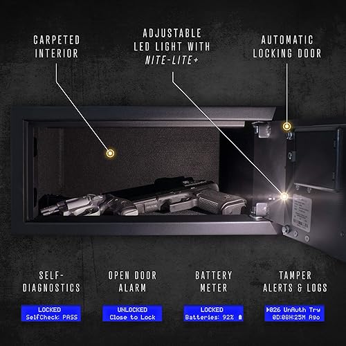 Miniatura 4 de Verifi Smart Safe S5800 Biométrico Safe con sensor de huellas dactilares certificado por el FBI