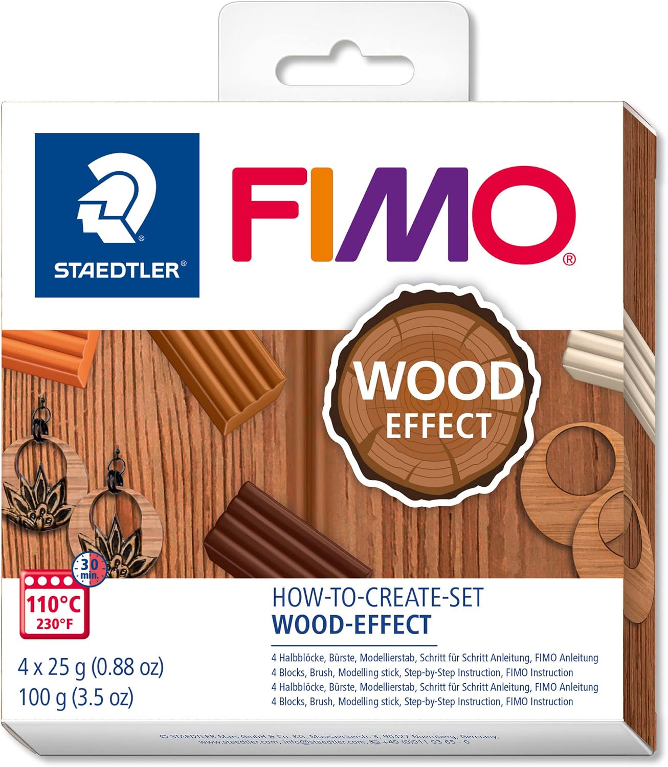 STAEDTLER 8025 HTC1 FIMO Oven-Hardening Polymer Modelling Clay - How-to ...
