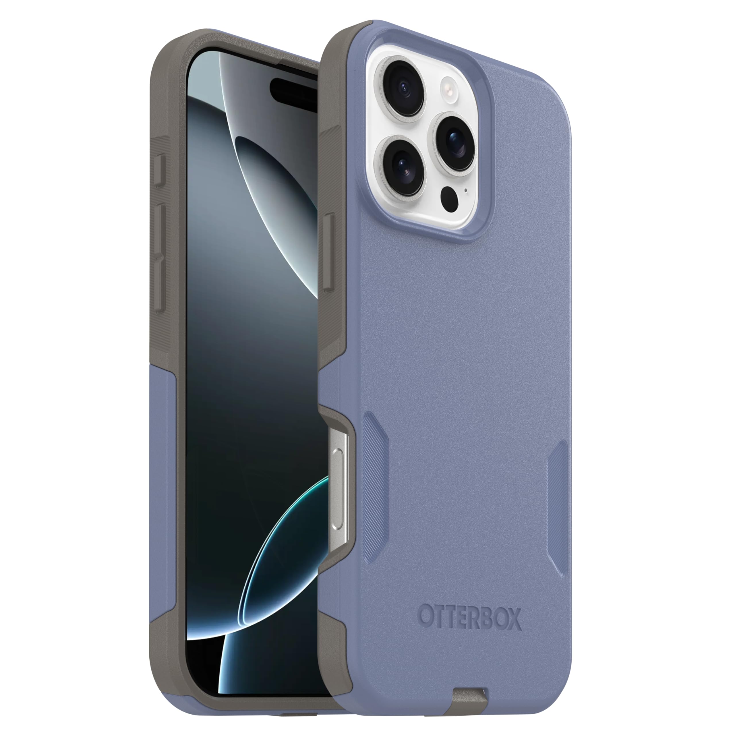OtterBox Custodia per iPhone 16 Pro Max (Only) MagSafe Series Commuter - Orchide speziata (blu e grigio) - magneti integrati - sottile e resistente - tascabile - con protezione delle porte