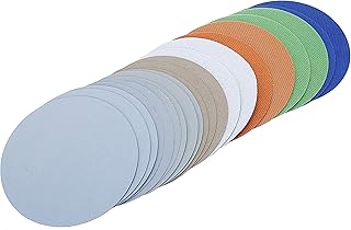 Water Grinding Abrasive Paper Grit 3000/5000/7000/10000 for Flocking Sandpaper Pad Hook & Loop Sanding Disc Electric Grinder Accessory 74-76mm 3 inches 20pcs/Lot NAITESITOOLS