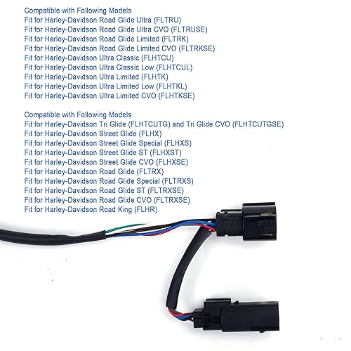 Miniatura 5 de Rldym Arnés de cableado de desconexión rápida Tour Pack CD-TP-QD-14 compatible con Harley Davidson Tour Pak 2014-2022