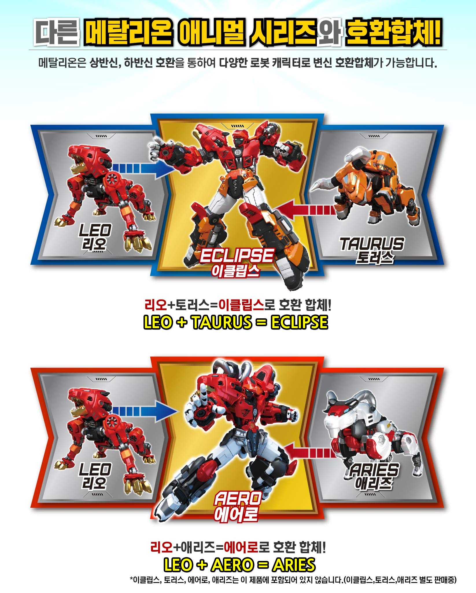Metalions Young Toys Leo Transforming Robot zabawka, wielokolorowa
