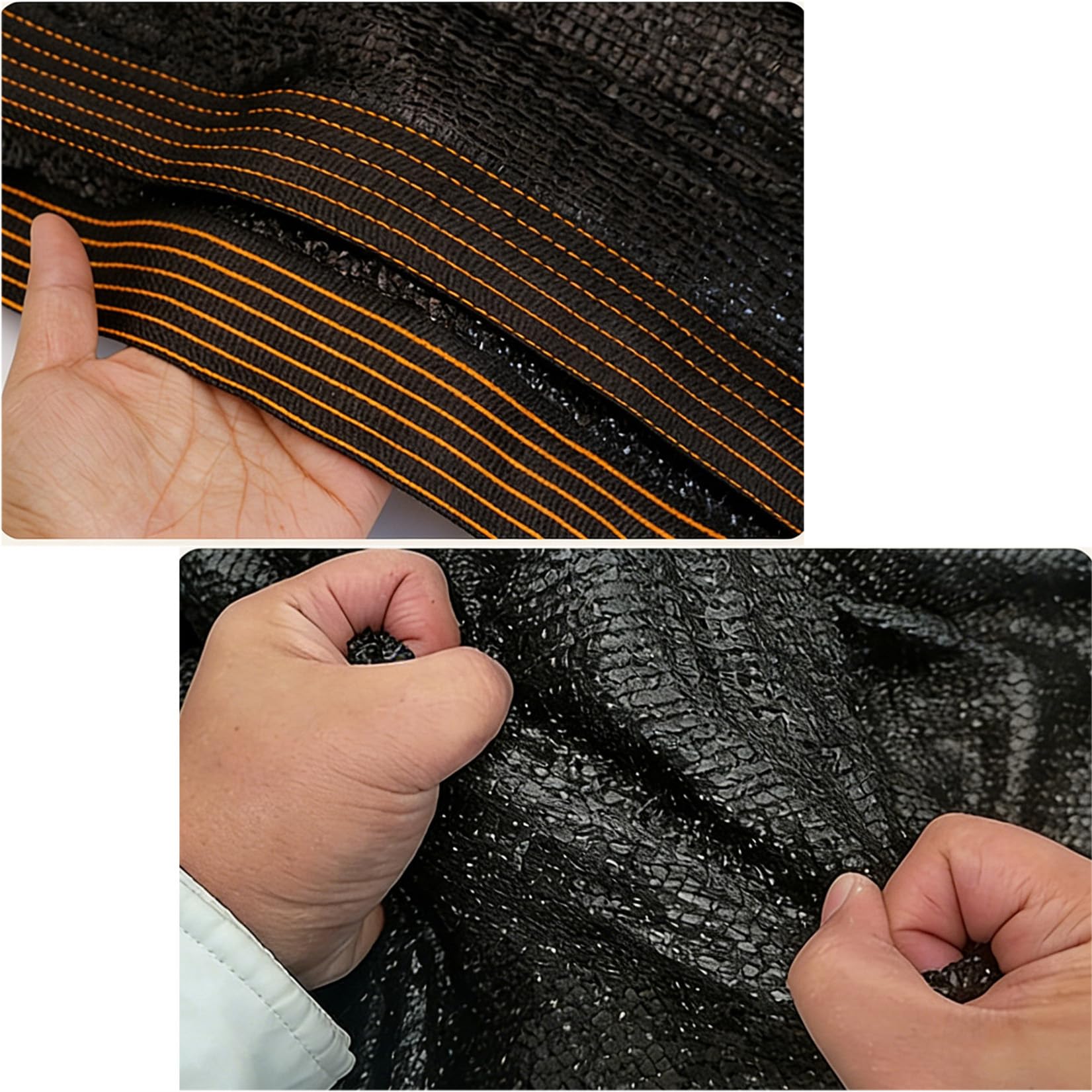 Malla Sombra Exterior,4x10m Red de Sombra de Verano,Reutilizable Negra | Tela Sombra Con Ojales,90% Ocultación/Rayos Ultravioleta,HDPE Velas de Sombra para Invernaderos Terrazas Plantas,Pérgola