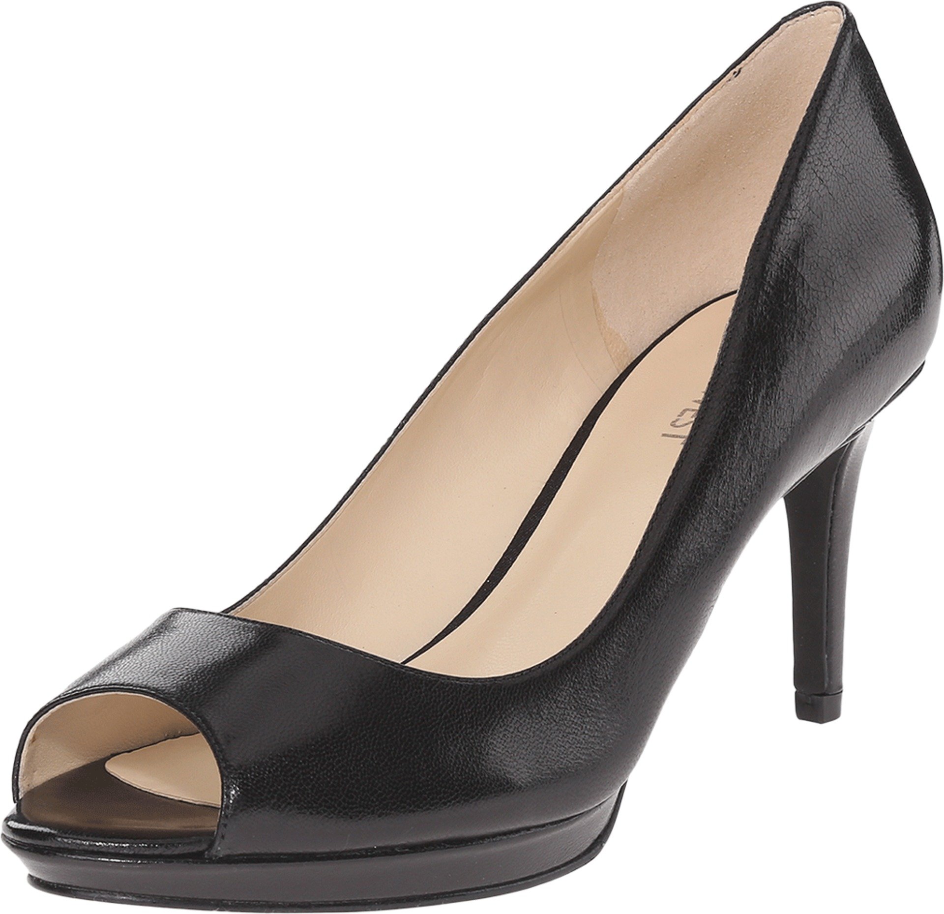 NINE WEST Women's Tatiana Dress Pump, Black Suede, 7.5 UK