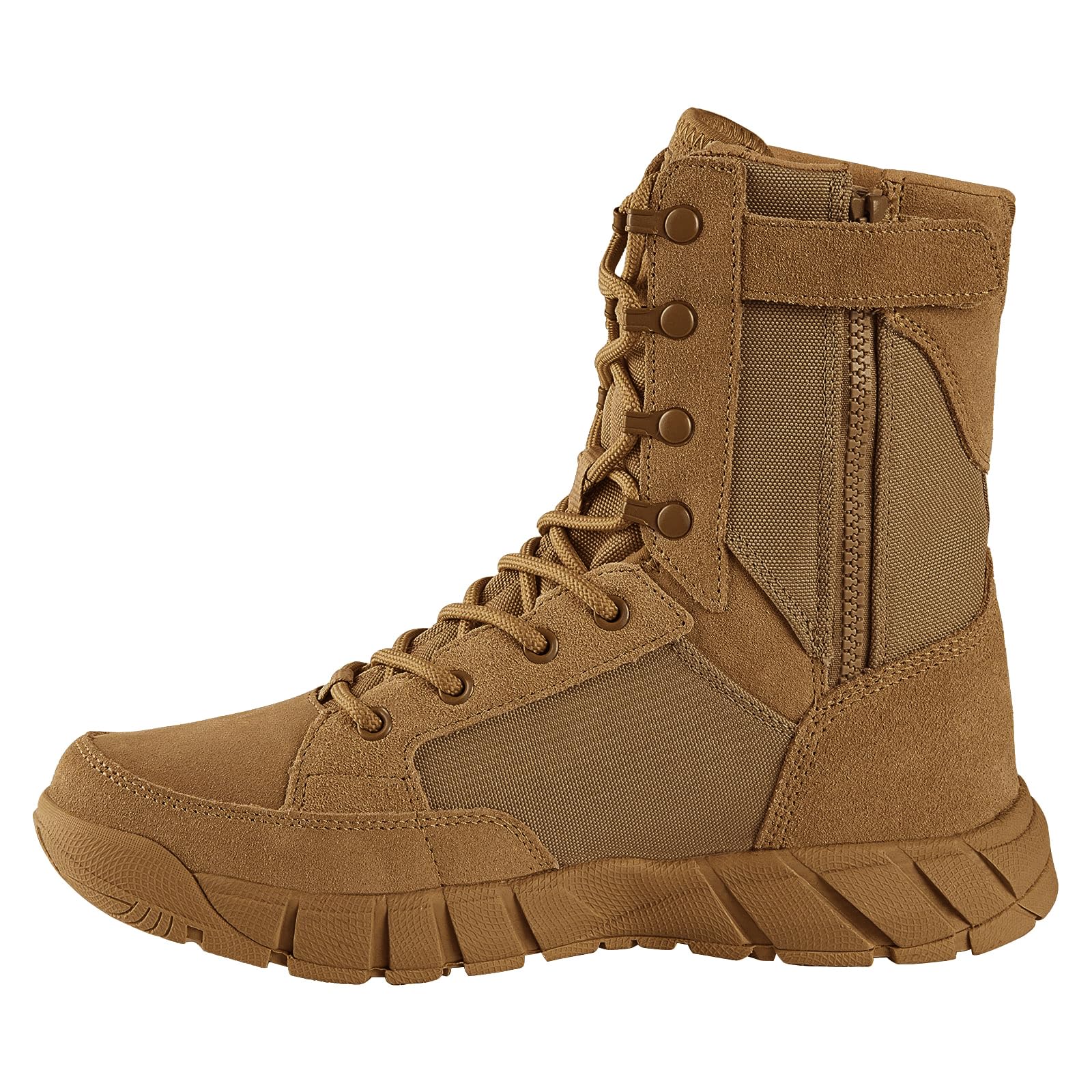 FREE SOLDIERMen's Tactical Boots 8 Inches Lightweight Combat Boots Durable Suede Leather Military Work Boot Desert Boot