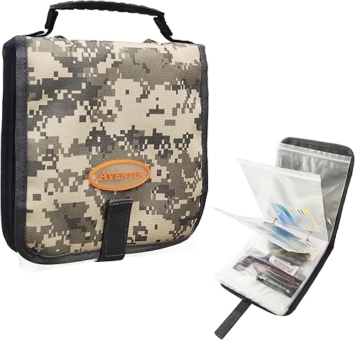 Aventik Carpeta para aparejos de pesca, cubierta dura, almacenamiento organizado, resistente al agua salada, bolsa de almacenamiento para aparejos disponible en Yaxa Costa Rica