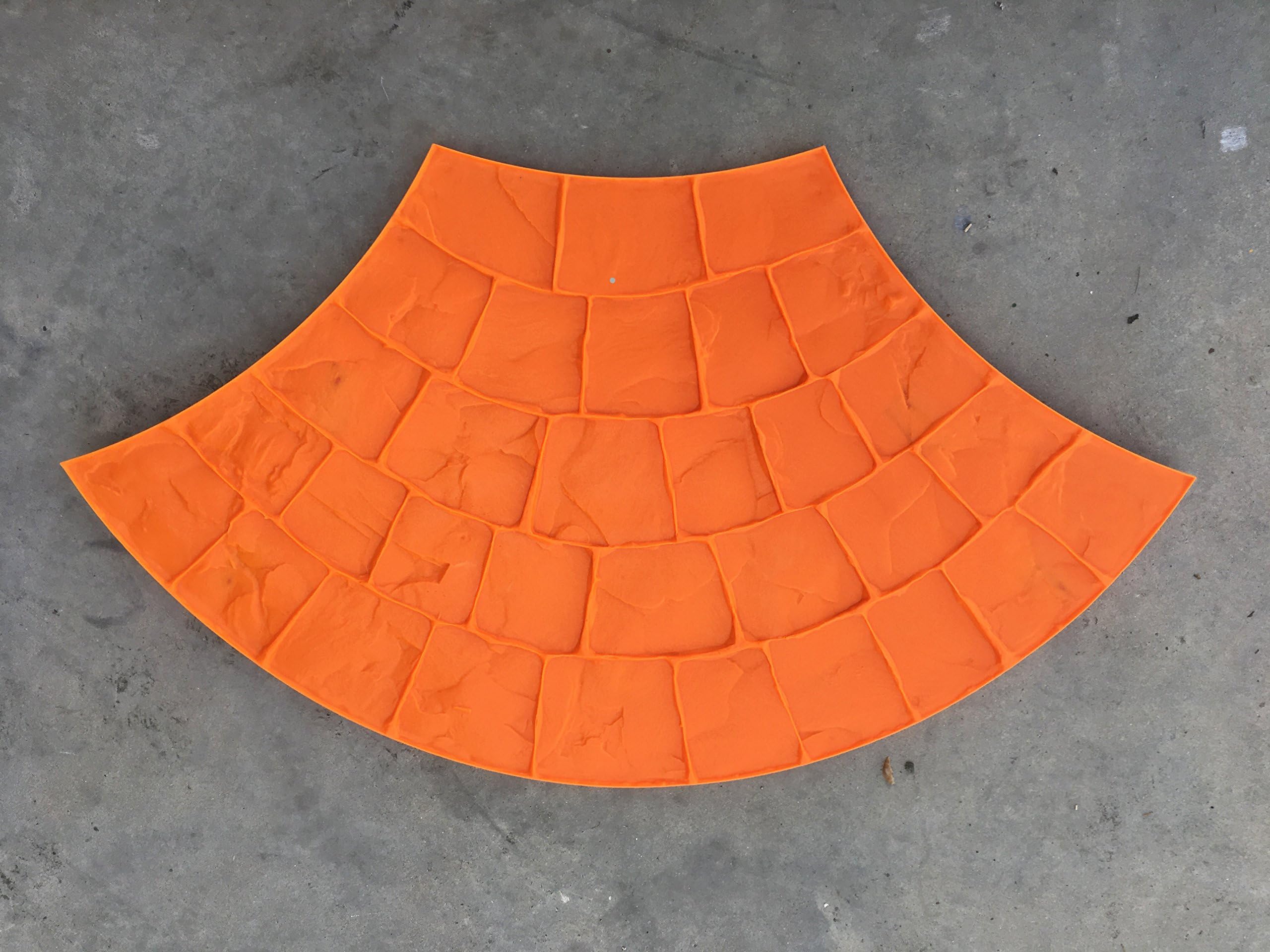 Molde de hormigón impreso imitacion Abanico - Moldes Hormigon Impreso Tematización (FLEXIBLE, 118x70 EUROPEO)